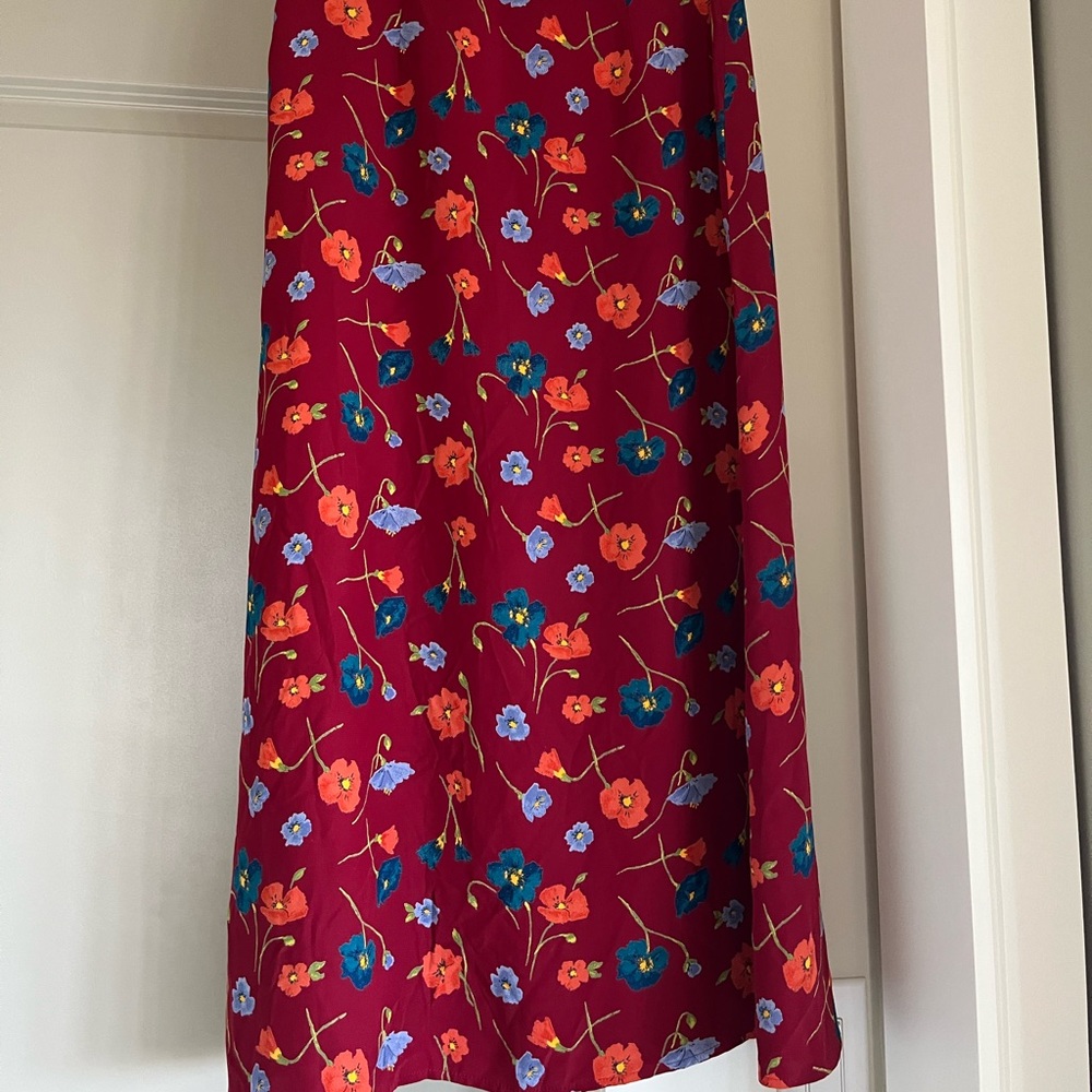 Laura Ashley Long Floral Print Skirt